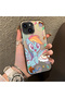 iPhone 15 Compatible Acrylic Hard Back Panel with Silicone Edges Rainbow Dash Pattern Phone Case - 3