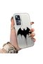 Xiaomi Mi 12T/12T Pro Compatible Acrylic Hard Back Panel with Silicone Edges Batman Patterned Phone Case