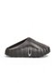 Unisex Eva Lightweight Soft Comfortable Sole Black-Smoked Closed Front Sabo Slippers 2510 - 2