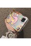 Realme C20/C20A Compatible Acrylic Hard Back Panel Silicone Edged Fluttershy Patterned Phone Case - 4
