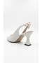 White Women's Heeled Shoes 036.9002 - 5