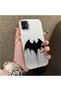 Samsung Galaxy A03/A04E/A04 Compatible Acrylic Hard Back Panel with Silicone Edges Batman Patterned Phone Case - 2