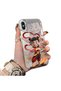 حافظة هاتف بنمط Nezha غير شفافة متوافقة مع iPhone XS Max مع لوحة خلفية صلبة من الأكريليك وحواف من السيليكون
