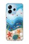 Redmi Note 14 4g Compatible Funny Princess Black Printed Transparent Phone Case