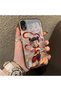 iPhone Xr Compatible Acrylic Hard Back Panel with Silicone Edges Opaque Nezha Pattern Phone Case - 2