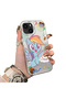 حافظة هاتف بنمط Rainbow Dash متوافقة مع iPhone 15، مصنوعة من الأكريليك الصلب مع حواف من السيليكون