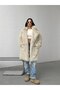 Women's Soft Texture Lined Knee Length Midi Premium Fur Coat with Pockets - 6