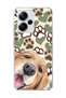 Redmi Note 13 Pro Plus 5g Compatible Yellow Dog Paw Heart Printed Transparent Phone Case