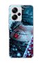 Redmi Note 13 Pro Plus 5g Compatible Anime Red Eye Printed Transparent Phone Case