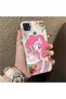 Oppo A15/A15S Compatible Acrylic Hard Back Panel Silicone Edged Pinkie Pie Patterned Phone Case - 2