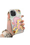 iPhone 16 Pro Max Compatible Acrylic Hard Back Panel with Silicone Edges Fluttershy Pattern Phone Case