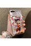 حافظة هاتف بنمط Nezha غير شفافة متوافقة مع iPhone 7 Plus/8 Plus مع لوحة خلفية صلبة من الأكريليك وحواف من السيليكون - 2