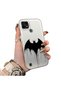 Realme C21 Compatible Acrylic Hard Back Panel with Silicone Edges and Batman Pattern Phone Case