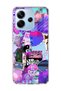 Redmi Note 14 4g Compatible Cute Colorful Food Printed Transparent Phone Case