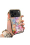 iPhone 17 Pro Max/18 Pro Max Compatible Acrylic Hard Back Panel with Silicone Edges Pony Pattern Phone Case