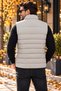 Men's Stone Color B.B Inflatable Vest - 3
