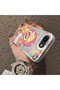 iPhone 16E Compatible Acrylic Hard Back Panel Silicone Edged Applejack Patterned Phone Case - 4