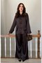 Women's Chinese Button Trend Satin Shirt Double Suit - 3