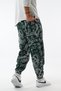 Dark Green Dragon Printed Flexible Waist Comfortable Cut Jogger Men's Trousers Coc3650 - 6