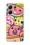 Redmi Note 13 4g Compatible Cute Watermelon Sweet Printed Transparent Phone Case
