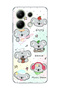 Redmi Note 13 4g Compatible Cute Koala Printed Transparent Phone Case