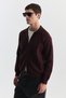 Zippered Polo Neck Cardigan - 5
