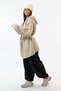 Design Beige Knitwear Women's Poncho Coc3613 - 3