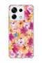 Redmi Note 13 Pro 5g Compatible Little Flower Watercolor Printed Transparent Phone Case