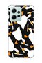 Redmi Note 12 4g Compatible White Goose Printed Transparent Phone Case with Blade