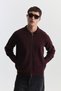 Zippered Polo Neck Cardigan - 3