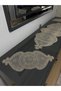 French Lace Tulle Guipure Stylish Luxury 3-Piece Runner Living Room Set Coffee Table Console Cover-Tv Unit Set - 3