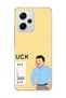 Redmi Note 12 Pro 5g Compatible Funny Man Yellow Printed Transparent Phone Case
