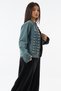 Design Denim Buttoned Blue Women's Jacket Coc3633 - 6