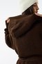 Design Brown Knitwear Women's Poncho Coc3615 - 4