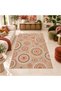 Eta Colorful Mandala Ring Pattern Woven Base Carpet Eta4374 - 3