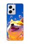 Redmi Note 12 Pro 5g Compatible Smiling Dog Bubble Printed Transparent Phone Case