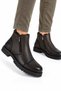 Men's Fur Lined Boots with Side Zipper and Non-Slip Sole Brown