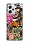 Redmi Note 12 Pro 5g Compatible Wild Animal Collage Printed Transparent Phone Case