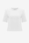 Women's Premium Cotton Short Sleeve Padded T-Shirt