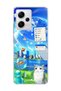 Redmi Note 12 Pro 5g Compatible Jellyfish and Cat Printed Transparent Phone Case