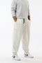 Velvet Pleated White Jogger Men's Trousers Coc3628