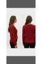 V-neck knit sweater with ribbed cuffs, standard size (36-42). - 4