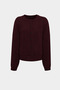 Premium Crew Neck Wool Blended Women's Knitwear Cardigan