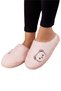 Women's Warm Plush House Slippers with Teddy Bear Figure Pudra - 2