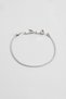 White Stone Waterway Adjustable Steel Men's Bracelet
