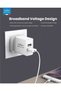 BTC-320 24W 2-Port USB Wall Charger with Active IQ Smart Charging - WHITE - 3
