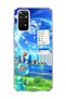 Redmi Note 11 / 11S Compatible Transparent Phone Case with Jellyfish and City Print