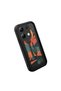 Redmi Note 13 4g Compatible Black Silicone Camera Protected Shock Absorbing Protective Case with Cactus Pattern - 4