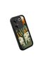 Tecno Camon 20 Pro 5g (Ck8N) Compatible Black Silicone Camera Protected Shock-Absorbing Protective Case with Cactus Pattern - 3