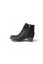 Women's Black Emerald Buckle 5cm Heeled Boots - 5